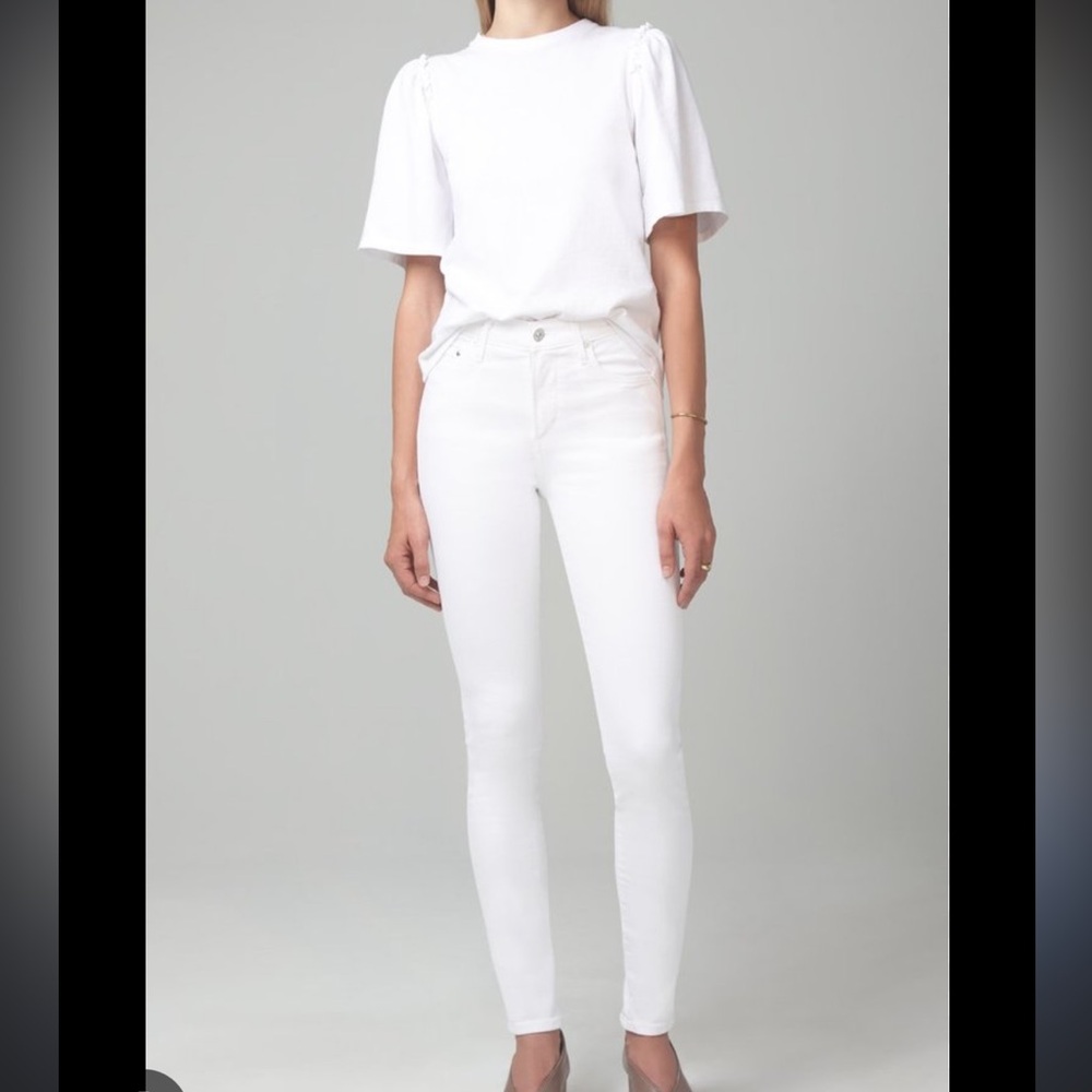 Citizens Of Humanity White Skinny Jeans